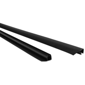 POLYSAN EASY BLACK set svislých těsnění pro sklo 6/6, 2000 (2ks) NDAE11B obraz