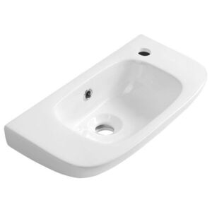AQUALINE KIA keramické umývátko 49x25cm, bílá NP405 obraz
