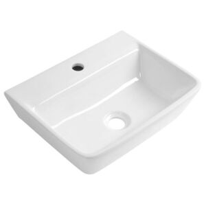 AQUALINE REEMA keramické umyvadlo 45x35cm, bílá NP440 obraz