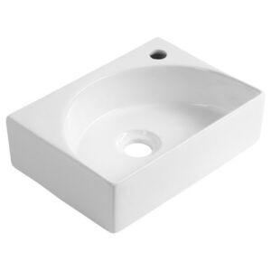 AQUALINE RUBIC keramické umývátko 34x25cm, bílá NP452 obraz