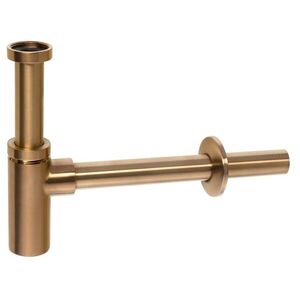 SAPHO Umyvadlový sifon 5/4", odpad 32, kulatý, měď mat SI521 obraz
