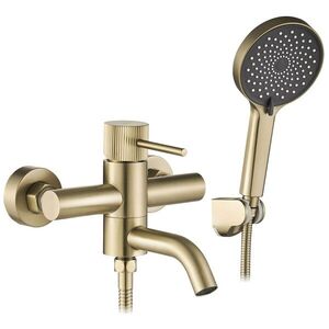 REA Vanová baterie Lungo Stripe Gold Brush REA-B8055 obraz