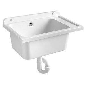 AQUALINE Závěsná výlevka 58x38cm, plast bílá PI5838 obraz