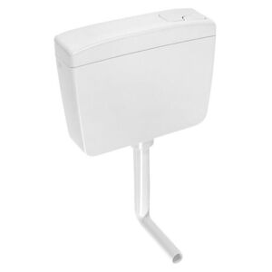 AQUALINE WC plastová nádržka s DUAL tlačítkem, 4-8 L, bílá WM108 obraz