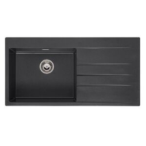 Granitový dřez Reginox Breda 10, R33586, Black Silvery R33586 obraz