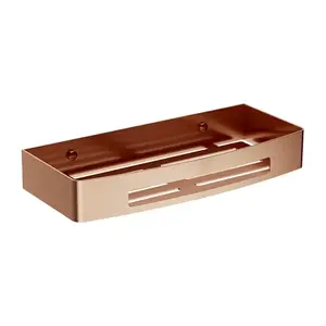 OMNIRES UNI sprchový košík, 30 x 5 x 13 cm, broušená měď UN10331CPB obraz