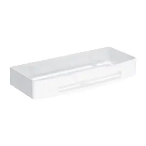 OMNIRES UNI sprchový košík, 30 x 5 x 13 cm, bílý mat UN10331WM obraz