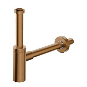 BONOMINI INOXMATER umyvadlový sifon 5/4", odpad 32, nerez/měď mat 0581RG32K6 obraz