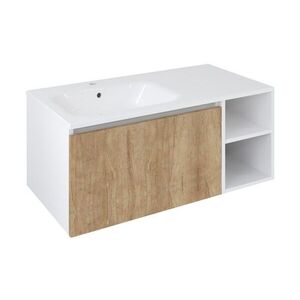 SAPHO LOREA skříňka 100x46x51, 5cm (70+30Pcm), levá, dub alabama/bílá mat LE070-2231-L-12 obraz