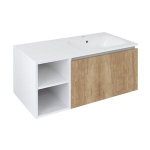 SAPHO LOREA skříňka 100x46x51, 5cm (30P+70cm), pravá, dub alabama/bílá mat LE070-2231-R-12 obraz