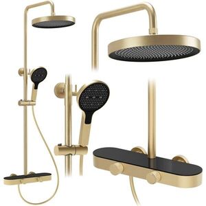 REA Sprchový set Creo Brush Gold REA-P0361 obraz