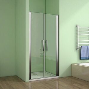 H K Sprchové dveře MELODY D2 100 dvoukřídlé 96-100 x 195 sklo grape SE- MELODYD2100-319 obraz