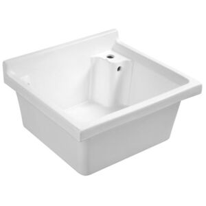 AQUALINE Keramická výlevka s přepadem, 62x55cm, bílá WH625 obraz