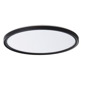 SAPHO AZPO stropní LED svítidlo, ø 420, 22W, 3000/4000/6000K, IP54, černá mat 31517 obraz