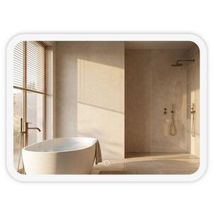 REA Zrcadlo LED 80x60cm TOP-3 HOM-01522 obraz