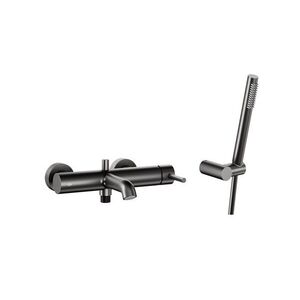 KFA Baterie Moza vanová, stěnová, horizontální, PVD gunmetal šedá, s kpl. pk. premium 5034-520-61 obraz