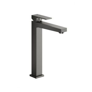 KFA Baterie Logon umyvadlová, stojící, na desku, s výpustí klik-klak, PVD gunmetal šedá 5132-612-61 obraz