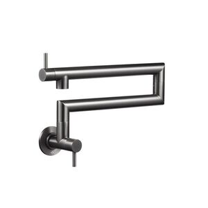 KFA Baterie Duero pot filler, kuchyňská, nástěnná, kloubová, PVD gunmetal šedá 6623-030-61 obraz