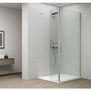 POLYSAN ESCA CHROME sprchová zástěna, fixní sklo 800 otočný panel 300 ES3A80B30 obraz