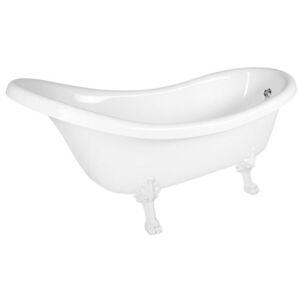 POLYSAN RETRO volně stojící vana 174, 5x82x80, 5cm, bílá, nohy bílé 43378 obraz
