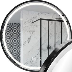 REA Zrcadlo LED 100cm MMJ Black HOM-05549 obraz