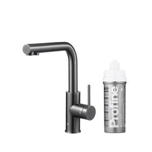 KFA Duero pure basic, filtrující s otočnou výtokovou armaturou, gunmetal šedá + profine silver s 6623-914-61 obraz