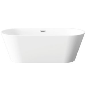 INVENA Volně stojící vana 170 cm Limnos se sifonem chrom AN-00-110-KPL obraz