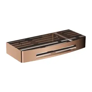 OMNIRES UNI sprchový košík, 30 x 5 x 13 cm, lesklá měď UN10331CP obraz