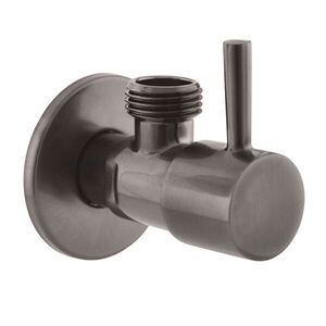 SAPHO Rohový ventil kulatý, 1/2"x3/8", gun metal SL028 obraz