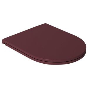 ISVEA INFINITY WC sedátko, SLIM, Soft Close, Easy Take, maroon red 40KF0543I obraz