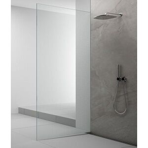POLYSAN ARCHITEX sada pro uchycení skla podlaha-stěna se spádovou lištou, 1615x2105, levá, leštěný hliník AX2116L obraz