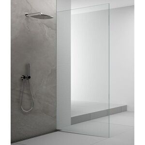 POLYSAN ARCHITEX sada pro uchycení skla podlaha-stěna se spádovou lištou, 1615x2105, pravá, leštěný hliník AX2116R obraz