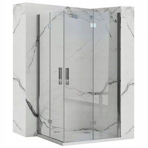REA/S Sprchová kabina Molier Chrome Double 80x90 KPL-K6369 obraz