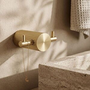 REA Koupelnový háček 64104A SOLO Brush Gold REA-84202 obraz