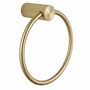 REA Koupelnový věšák Ring 64106 SOLO Brush Gold REA-84208 obraz