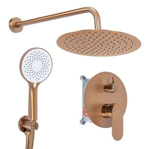 REA Podomítková sprchová sada Drop Brush Copper + BOX REA-P9660 obraz