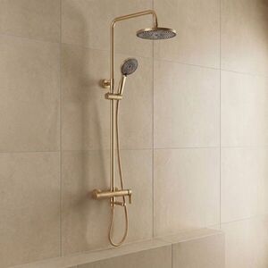 REA Sprchový Set Arcos brush gold REA-P8716 obraz