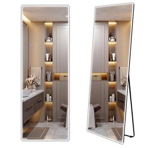 REA Zrcadlo LED Classico 50x160cm Black HOM-03618 obraz
