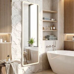 REA Zrcadlo LED Classico 50x160cm White HOM-07057 obraz