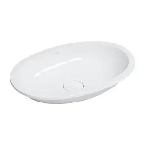 OMNIRES SHELL M+ zápustné umyvadlo 54 x 34 cm, bílý lesk SHELL540UPBP obraz