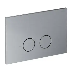OMNIRES STEEL-R45 splachovací tlačítko z nerezové oceli, nikl broušený ST45PS1NI obraz