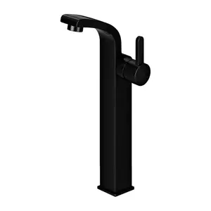 OMNIRES DARLING umyvadlová baterie vysoká, 33 cm, černý polomat DA5013BL obraz