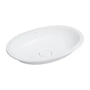 OMNIRES SHELL M+ podumyvadlové umyvadlo 54 x 34 cm, bílá mat SHELL540UPBM obraz