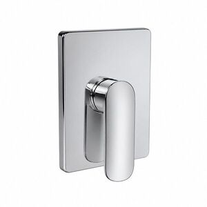 Mereo Sprchová podomítková baterie bez přepínače, Pego, Mbox, hranatý kryt, chrom CB60105PC obraz