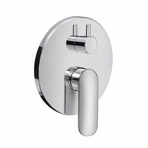 Mereo Sprchová podomítková baterie s trojcestným přepínačem, Pego, Mbox, kulatý kryt, chrom CB60157PA obraz