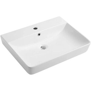 CERANO Umyvadlo keramické Tera nástěnná bílá lesklá 60x45, 5 CER-680370 obraz