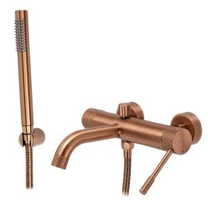 REA Vanová nástěnná baterie Venti Brush Copper REA-B9797 obraz