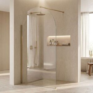 REA Sprchová zástěna Heaven Brush Gold 120 REA-K6682 obraz