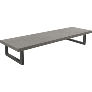 CERANO Deska pod umyvadlo Navira Pro + 2 konzole pod desku betonově šedá 100x3, 6x46 CER-606000 obraz