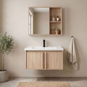 REA Sada koupelnového nábytku s umyvadlem Gama T25023 BXM 70CM REA-M0206 obraz
